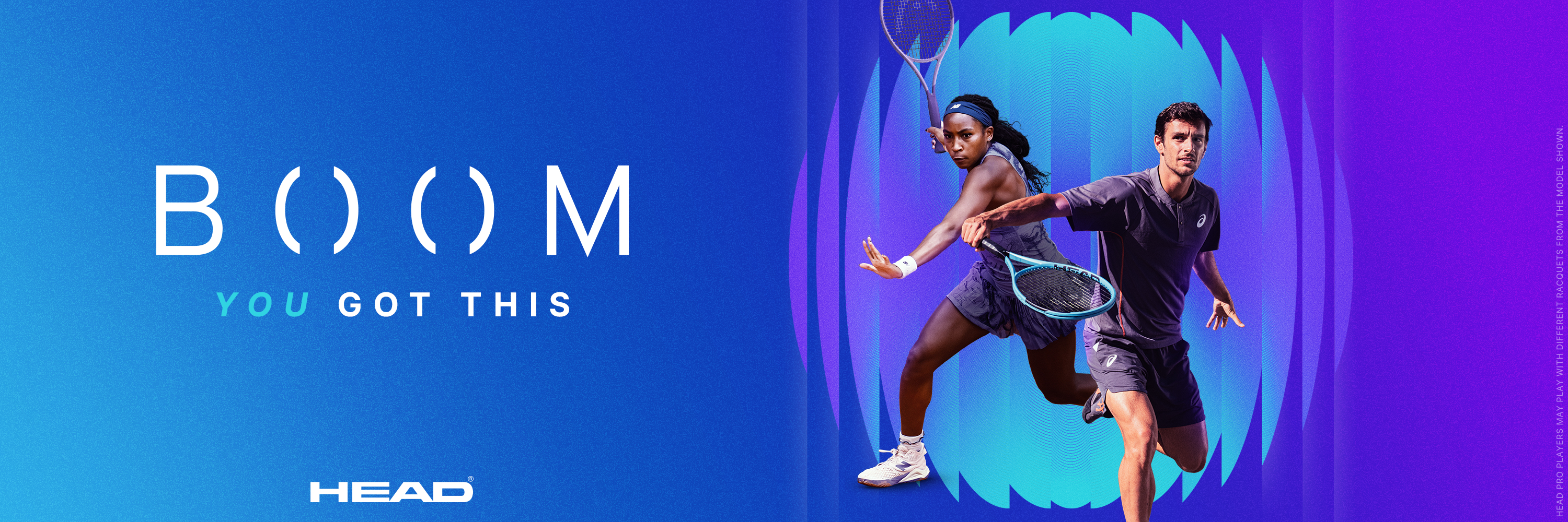 HEAD Boom 2026 – kolekce tenisových raket Coco Gauff